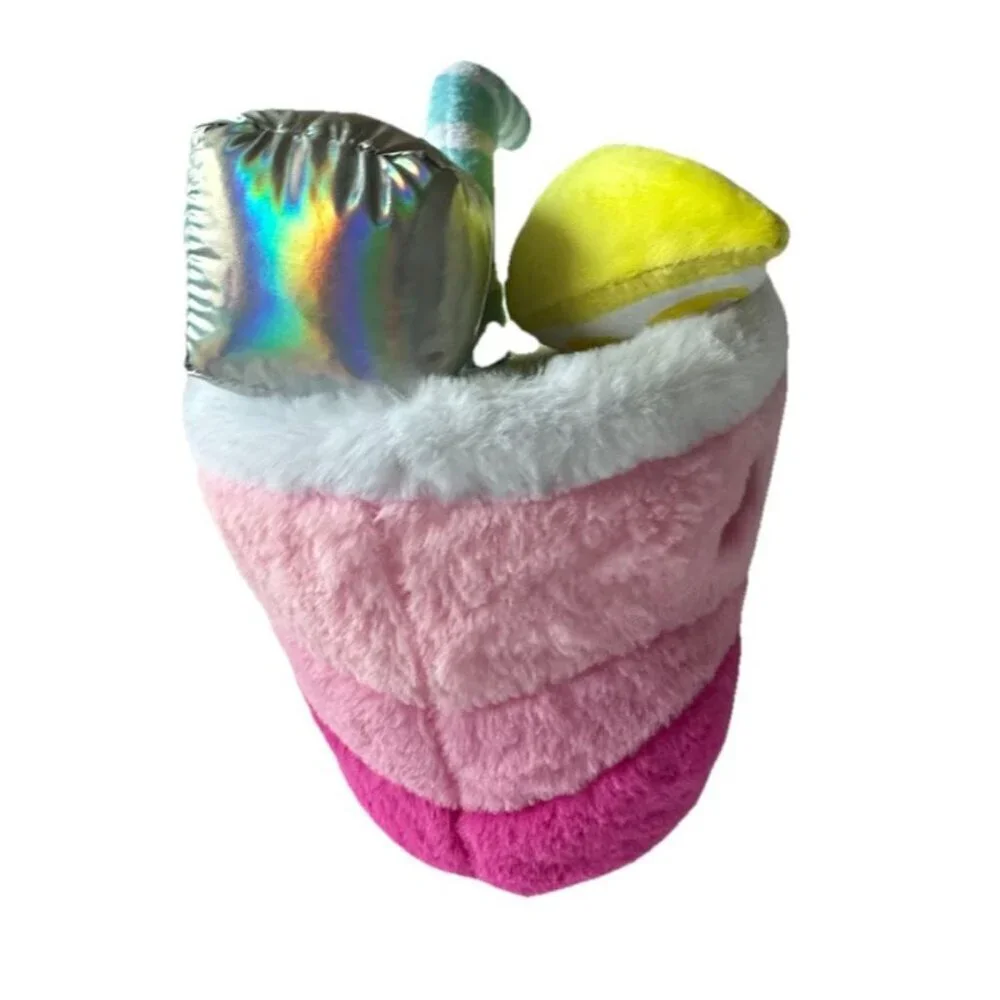 iscream Foodie Fun Plush Kawaii Cutie 3D Strawberry Lemonade Play Set‎ 12